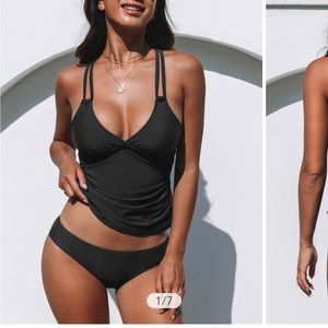 Cupshe The Wizard of Oz Black V Neck Tankini And Hipster Set. Never worn. Size S
